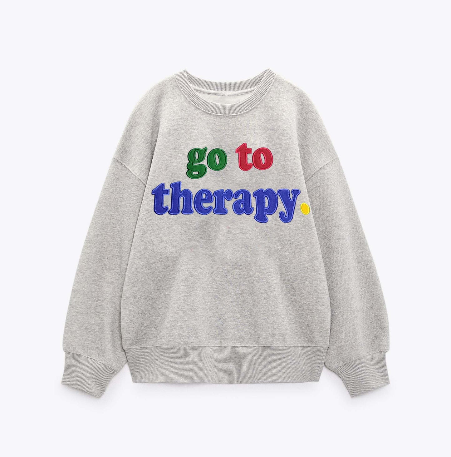 Go To Therapy Grey Sweatshirt