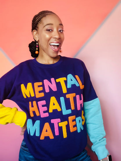 Mental Health Matters Drop Shoulder Sweatshirt