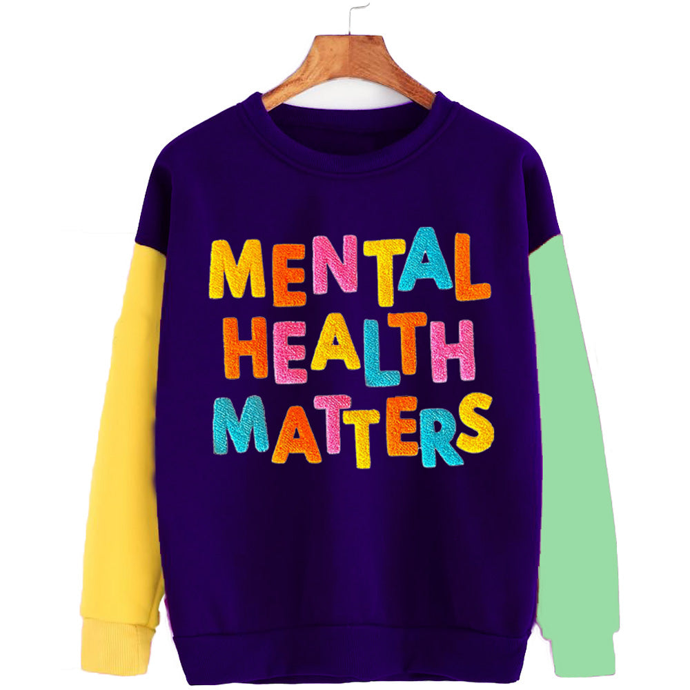 Mental Health Matters Drop Shoulder Sweatshirt